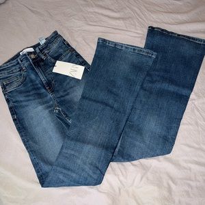 Zara Extra Long Flared Jeans